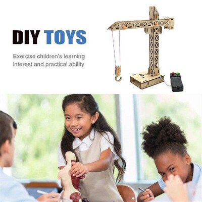 Students Physical Science Experiment Wire Control Crane