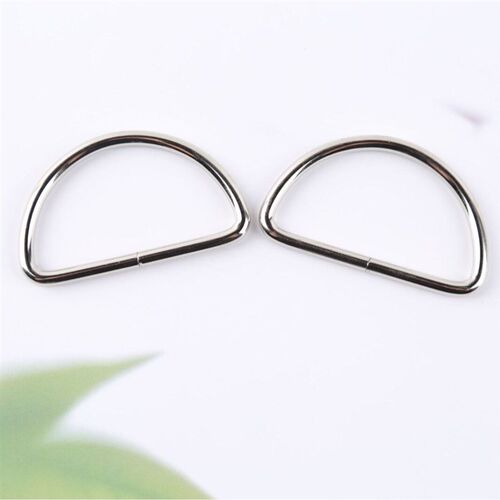Metal D-buckle, D-shaped buckle, pull core buckle, semi-cir