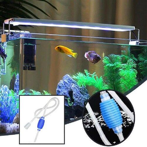 Aquarium Water Changer Handheld Fish Tank Cleaner With