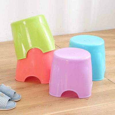 T a clearance to thicken the sturdy children round stool