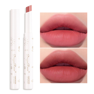 1pcs Velvet Matte Crayon Lipsticks Sexy Red Nude Lipstick