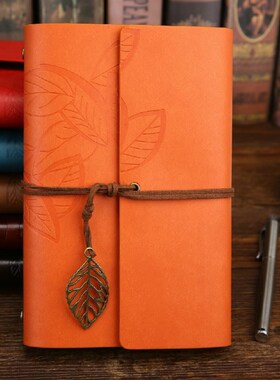 Retro Diary Notepad PU Leather Notebook Note Book Stationery