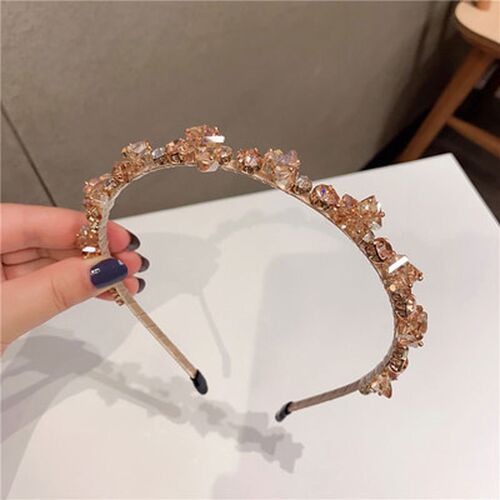 South Korea Crystal Rhinestone Headband Net Red INS French E