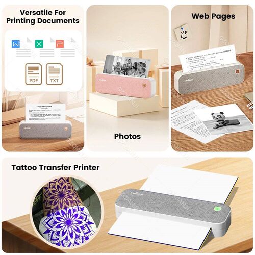 Peripage A40 Thermal Printer Wireless Tattoo Transfer Blueto