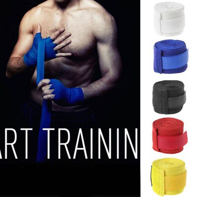 OOTDTY Cotton Boxing Bandage Wrist Wraps Combat Protect Boxi