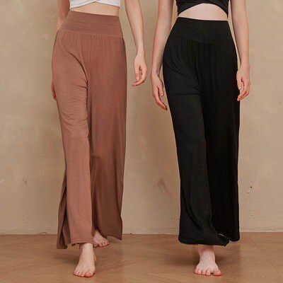 Zen inspired Immortal Yoga Wide Leg Training Pants Soft