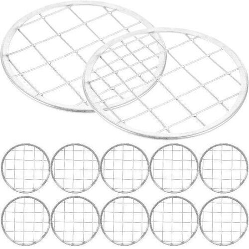 12 Pcs Flower Arrangement Pen Holder Mason Jars Metal Grid