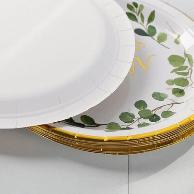 Bridal Shower Disposable Tableware Paper Cups Plates Napkins