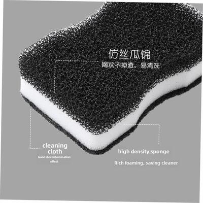 Double-sided dishwashing sponge household kitchen strong