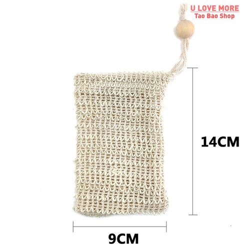 4 kindsSisal Hemp Soap Bag Blister Ramie Mesh Soap Storage B
