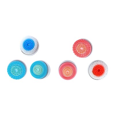 3 Pieces Replaceable Facial Cleansing Brush Heads, Wash Face