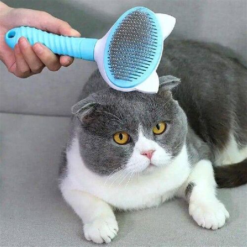 Pet Hair Cleaner Brush Self-Cleaning Brush With Release