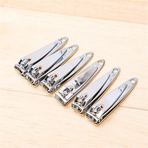 Stainless Steel Nail Clippers Single Small Flat Oblique Nail