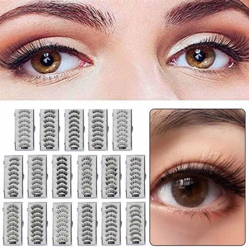 3D Natural Magnetic Eyelashes,With 5 Magnetic Lashes Shippin