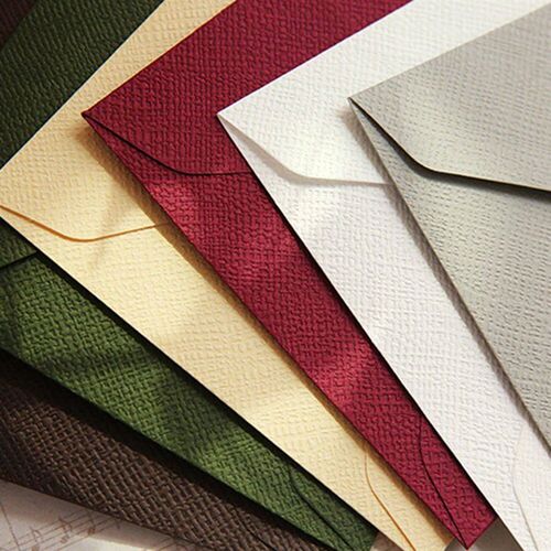 16.1*11.2m Vintage Linen Textured Envelopes Valentines Day