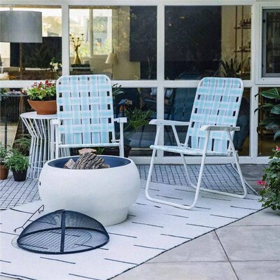 Novogratz Poolside Gossip Priscilla Folding Chair 2-piece Se