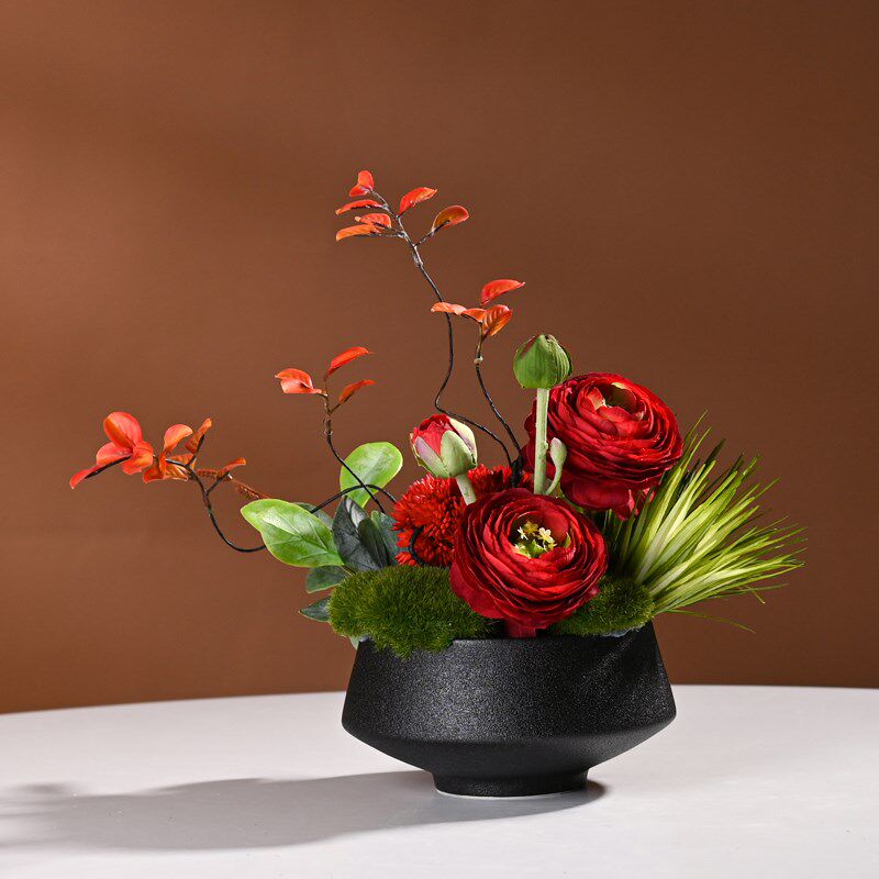 包厢圆形转盘仿真花餐桌上假花中式摆件酒店大圆桌中间餐桌花摆花,家居饰品,餐桌花艺,淘宝优惠券,粉丝福利购,淘宝优惠卷