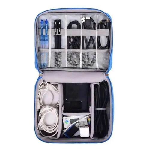Cable Storage Bag Waterproof Digital Electronic Organizer Po