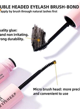 DIY Eyelash Extension Kit 200pcs Individual Lashes Cluster