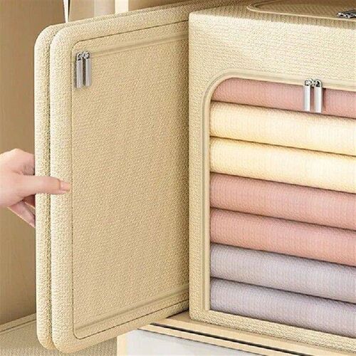 Simple Solid Color Oxford Cloth Clothing Storage Box