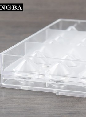 3cm 28连3D立体砖石巧克力模具 PC-90 菱形星空PC材料 烘焙模具