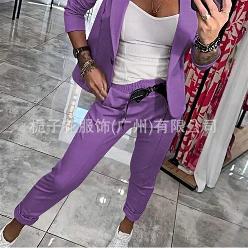 Womens Casual Round Neck Irregular Long Sleeve Sweatshirt S