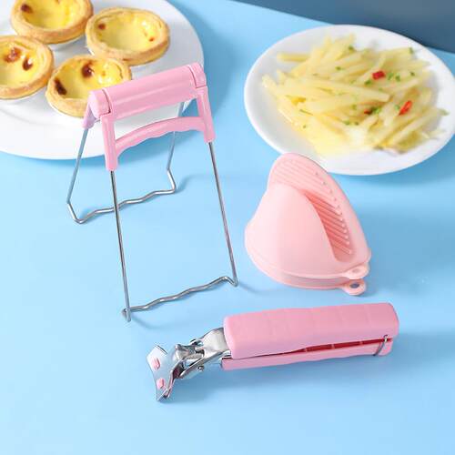 Anti-scalding Clip Dish Clamp Steamer Gripper Silicone Glove