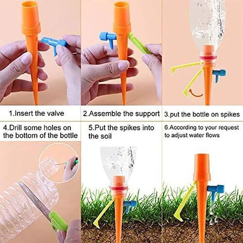 1-18PCS Auto Drip Irrigation Watering System Dripper Spike G