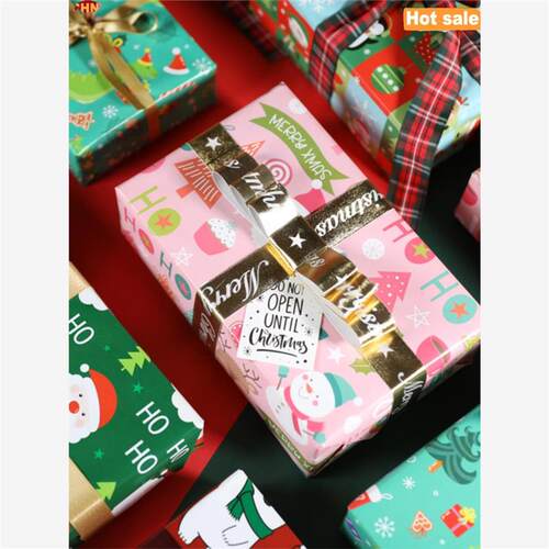 5pcs Christmas wrapping paper wrapper paper Gift Decorations