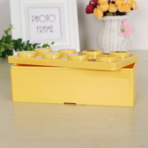 New Creative Storage Box Building Block Shapes Plastic Savin