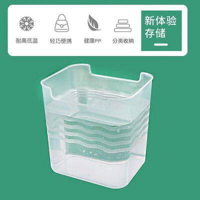 Desktop organizer, refrigerator side door storage box, food