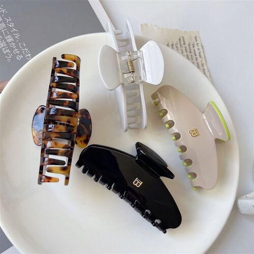 Korean New Fashion 9CM Metallic Letter B Acetic Acid Leopard