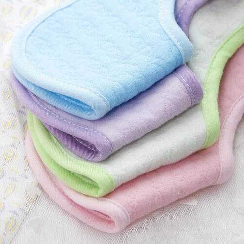 4 Different Color Newborn Baby Bibs Burp Cloths Baby girl bo