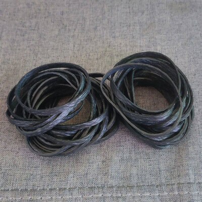 60Pcs Black Large Rubber Band 6CM/2.4inch  Sretchable Sturdy