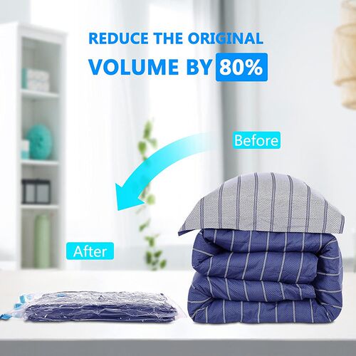 Vacuum Storage Bag Clothes Organizer Bag for Bedding,Pillows