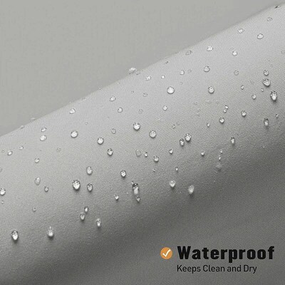 PEVA Waterproof Shower Curtain Mildew Bathroom Solid Curtain