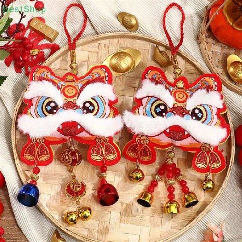 2025 Spring Festival Pendant Chinese New Year Plush Lion