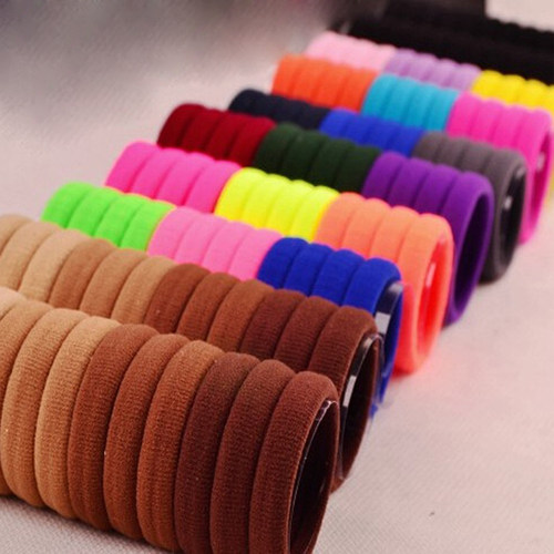 30/50/100pcs Colorful Elastic Hair Bands for Women Girls Hai
