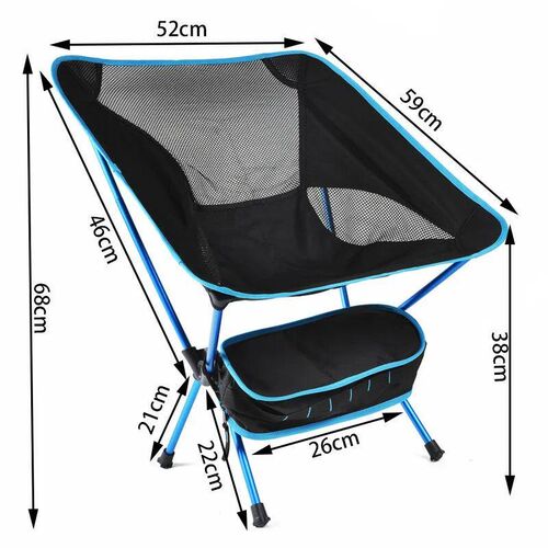 Outdoor Smart Camping Folding Chair Light Beach Fishing Chai