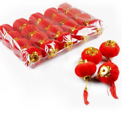 Mid-autumn Festival National Day Flocking Small Lantern Hang
