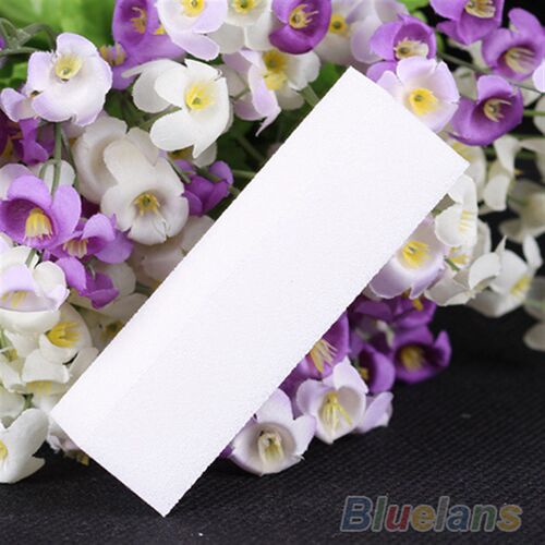 10Pc White Nail Art Buffer File Block Pedicure Manicure Buff