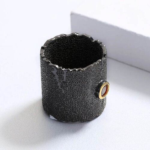 Exaggerated Unique Ring for Women Inlaid Red Zircon Rings Bl