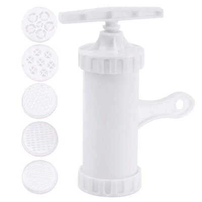 2 Pcs Noodle Maker with Molds Head Self Made Manual Machine
