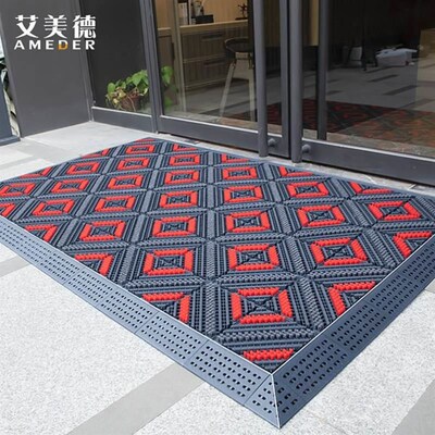 Outdoor floor mat waterproof sunscreen outdoor door commerci