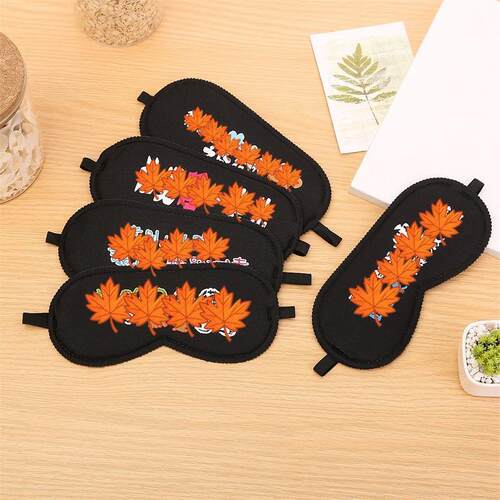 Cartoon Personalized Text Printed Trendy Light-Blocking Eye