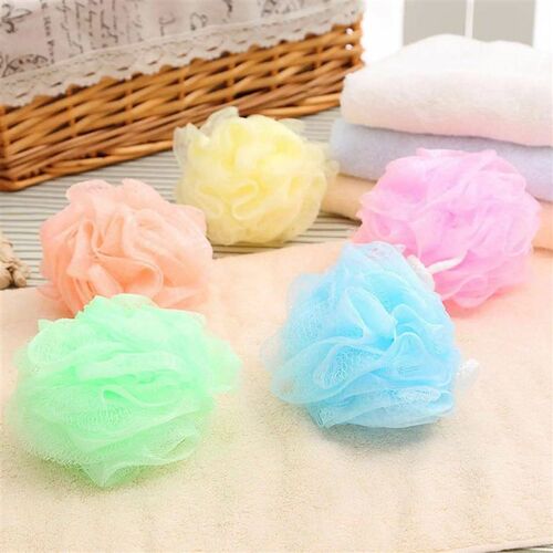Colorful Bath Shower Soap Bubble Body Wash Exfoliate Scrub P