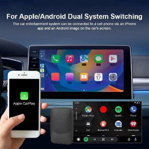 Wireless Carplay Andriod Auto Adapter Carplay AI Box Plug