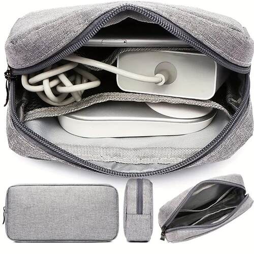 Storage Bag Cable Cord Organizer Travel Bag Small Electronic