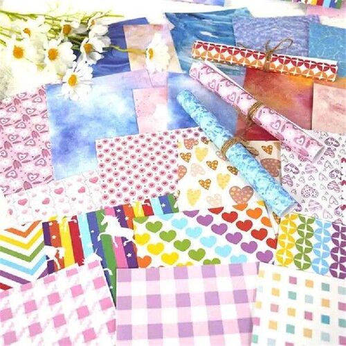 30Pcs 20x14cm Scrap Background Paper DIY Handmade Gift