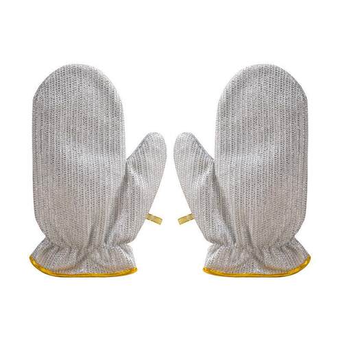 Steel Wire Dishwashing Glove, Kitchen Cleaning Wonder, Silve